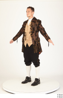   Photos Man in Historical Civilian suit 6 18th century a poses medieval clothing whole body 0002.jpg